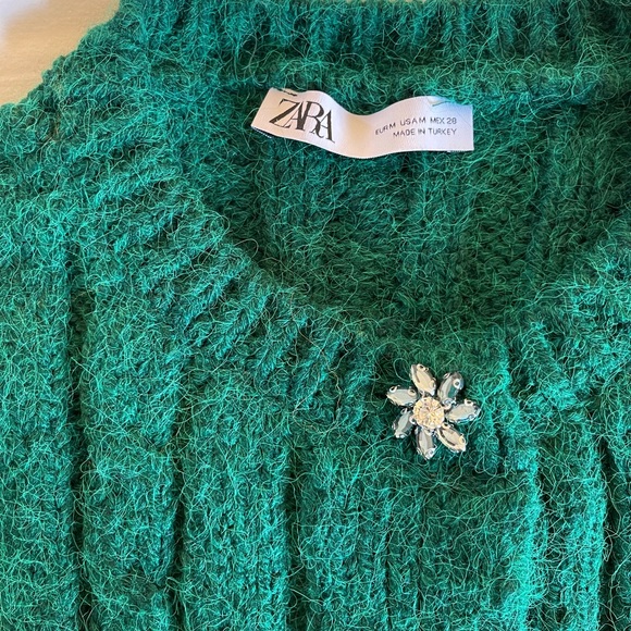 Zara Green Cardigan - Picture 3 of 7